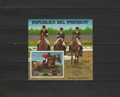 Paraguay 1976 Olympic Games Montreal, Equestrian S/s MNH - Zomer 1976: Montreal