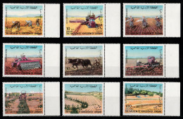 1973 Giordania Jordan Ancient And Modern Agriculture Set MNH** Tra105 - Agriculture