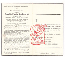 DP Amelie Marie Aelbrecht ° Lebbeke 1894 † 1960 X Pieter Camiel Baeyens // De Rauw Van Den Abeele - Devotion Images