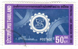 T+ Thailand 1969 Mi 543 ILO - Thaïlande
