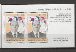 1985 MNH South Korea Mi Block 501 Postfris** - Corea Del Sur