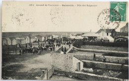 C. P. A. : 50 : QUINEVILLE : Fête Des Baigneurs, Animé , Timbre En 1922 - Sonstige & Ohne Zuordnung