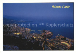 72577508 Monte-Carlo Fliegeraufnahme Bei Nacht Monte-Carlo - Autres & Non Classés