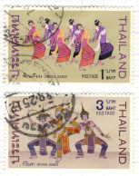 T+ Thailand 1969 Mi 545 547 Klassische Tänze - Thailand