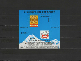 Paraguay 1974 Olympic Games Innsbruck S/s MNH - Winter 1976: Innsbruck