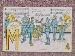 Prenoms Lettre M , Alphabet , Militaire Musique - Firstnames