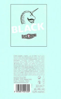 Black By Licorne  Etiquette, Contre étiquette   AM T8 - Cerveza