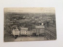 Carte Postale Ancienne (1907) Grammont Panorama - Geraardsbergen