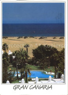72577434 Gran Canaria Dunas Hotelanlage Swimming Pool Duenen Strand Meerblick  - Autres & Non Classés