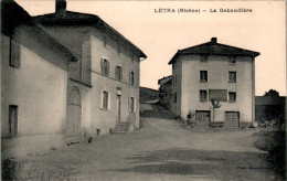 Létra Canton Le Bois-d'Oingt La Gabaudière Rhône Cpa Voyagée En 1925 TB.Etat - Andere & Zonder Classificatie