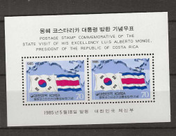 1985 MNH South Korea Mi Block 503 Postfris** - Corée Du Sud