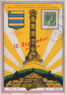 LUXEMBOURG > 1945 POSTAL HISTORY > Philatelic Expo In Miersch >  Card With Plate Number - Cartas & Documentos