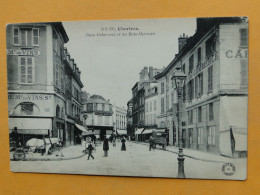 CHARTRES -- Lot De 4 Cartes ANIMEES - Rue Delacroix - Place Des Epars - Place De La Gare Et Place Chatelet - Chartres
