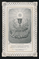 H.PRENTJE , IMAGE PIEUSE.  ==  GEDACHTENIS EERSTE H.MIS = C.E.BLEYENBERGH    1892  TE HOEVEN +-  120 X 78  MM - Images Religieuses