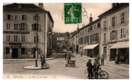 Epinal - La Rue De La Gare - Epinal