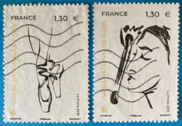 France 2019 : 350e Anniversaire De L'Opéra National De Paris N° 5353 à 5354 Oblitéré - Used Stamps