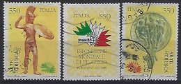 Italy 1984  Briefmarkenausstellung "ITALIA`85"  (o) Mi.1902-1904 - 1981-90: Oblitérés