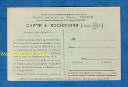 CPA - Société Des Amis Du Général PERCIN Polytechnicien Né à Nancy Uniforme Médaille Secrétaire L. Muyard Canon 75 WW1 - Uniformes