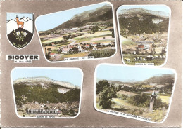 SIGOYER (05) Carte Multivues - Blason  CPSM GF - Other & Unclassified