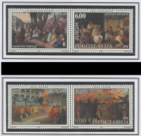 Yougoslavie - Jugoslawien - Yugoslavia 1998 Y&T N°2714+V à 2715+V - Michel N°2855+ZF à 2856+ZF *** - EUROPA - Unused Stamps