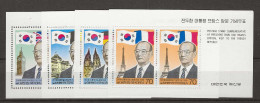 1986 MNH South Korea Mi Block 514-17 Postfris** - Corée Du Sud
