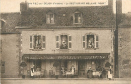 RIEC SUR BELON - Le Restaurant Melanie Rouat     ( Scan Recto Et Verso) - Autres & Non Classés