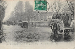 PARIS Inondations Janvier 1910. Rue De La Convention - Überschwemmung 1910