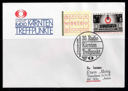 Brief Mit Stempel  30. Radio Kärnten Treffpunkt  Vom 5.11.1992 - Cartas & Documentos