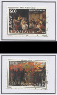 Yougoslavie - Jugoslawien - Yugoslavia 1998 Y&T N°2714 à 2715 - Michel N°2855 à 2856 (o) - EUROPA - Oblitérés