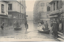 PARIS Crue De Janvier 1910. La Place Maubert Au Quartier Latin - De Overstroming Van 1910