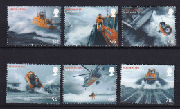 194 GRANDE BRETAGNE 2008 - Y&T 2992/97 - Sauvetage En Mer Helicoptere Canot Vedette - Neuf ** (MNH) Sans Charniere - Unused Stamps