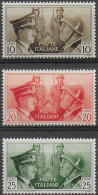 1941 Italia Asse Italo-tedesca NE 3v. Bc MNH Sassone N. 457A/C - Autres & Non Classés