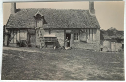 Photo Ancienne - Snapshot - SOLOGNE - Ferme Agriculture - Ruralité Rural - Photo Collection Vicomte Raoul D'Anchald 1900 - Lieux