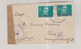 YUGOSLAVIA,1950 ZAGREB Censored Cover To Austria - Cartas & Documentos