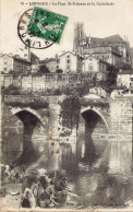 *CPA - 87 - LIMOGES - Pont Saint Etienne Et La Cathédrale - Lavandières - Limoges