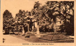 N°2964 W -cpa Rennes -une Vue Aux Jardins Du Thabor- - Rennes