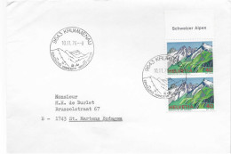Postzegels > Europa > Zwitserland > 1970-1979 >brief Uit 1976 Met  2 Postzegels  (17659) - Brieven En Documenten