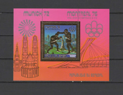 Senegal 1976 Olympic Games Montreal, Boxing Gold S/s MNH - Verano 1976: Montréal
