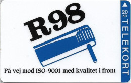 Denmark - KTAS - R 98 - TDKP057 - 01.1994, 2.500ex, 20kr, Used - Dänemark