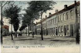 Rue Sous-L'Eau à Bressoux Colorée Et Circulée En 1903 - Altri & Non Classificati