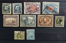 05 - 24 - Gino - Belgique Lot De Vieux Timbres - Old Stamps - Gebruikt