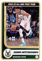 2 Giannis Antetokounmpo - 2022-23 All NBA First Team - Panini NBA Basketball 2023-2024 Sticker Vignette - Other & Unclassified