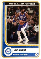 4 Joel Embiid - 2022-23 All NBA First Team - Panini NBA Basketball 2023-2024 Sticker Vignette - Autres & Non Classés
