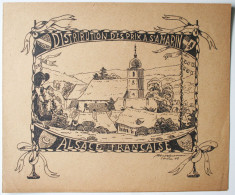 68 - SAINT-AMARIN (Ill. R. KAMMERER) - DISTRIBUTION Des PRIX 1918 - Alsace Française (27x22,5 Cm-4 Pp) - (2 Scans)/GP87 - Historische Dokumente