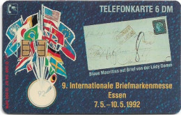 Germany - Briefmarkenmesse Essen '92 - 500 Jahre Entdeckung Amerikas - O 0068 - 04.1992, 6DM, 10.000ex, Used - O-Series : Series Clientes Excluidos Servicio De Colección