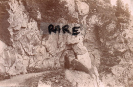 PHOTO ANCIENNE,38,ISERE,SALETTE-FALLAVIAUX,PRES CORPS,SANCTUAIRE NOTRE DAME DE LA SALETTE,1879,RARE - Lieux