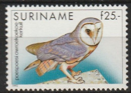 Suriname 1993, Postfris MNH, Birds, Owl - Surinam