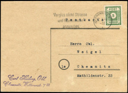 SBZ - Ostsachsen, 1946, 57, Brief - Otros & Sin Clasificación