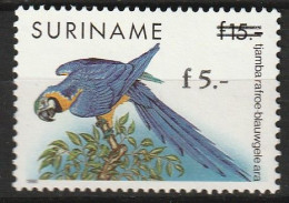 Suriname 1993, Postfris MNH, Birds, Parrot - Surinam