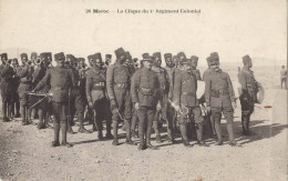 1922   Maroc  /  Outat El Hadj   "  La Clique Du 4ème Régiment Colonial   " - Autres & Non Classés